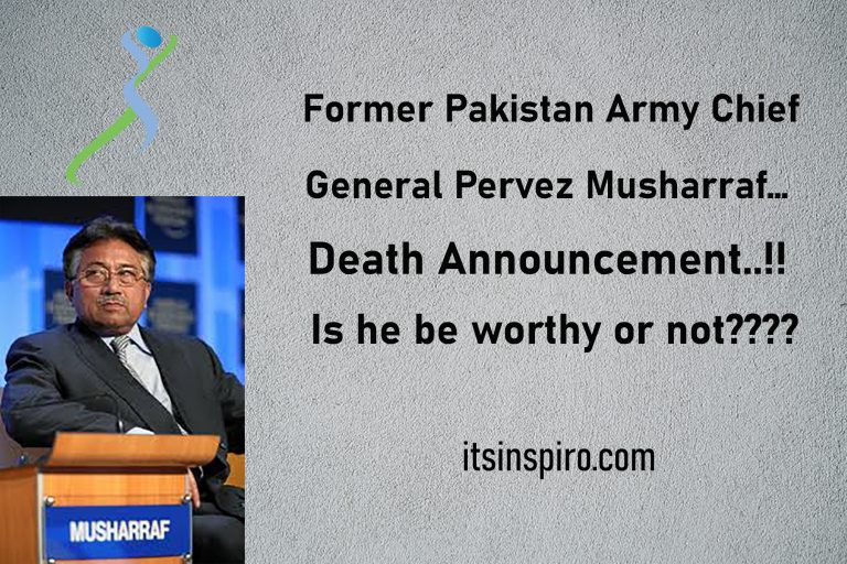Former Pakistan Army Chief General Pervez Musharraf